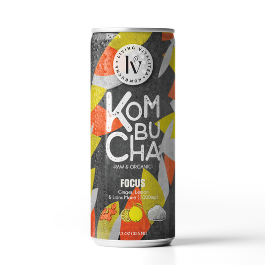 9. Focus Organic Kombucha (12 Pack)