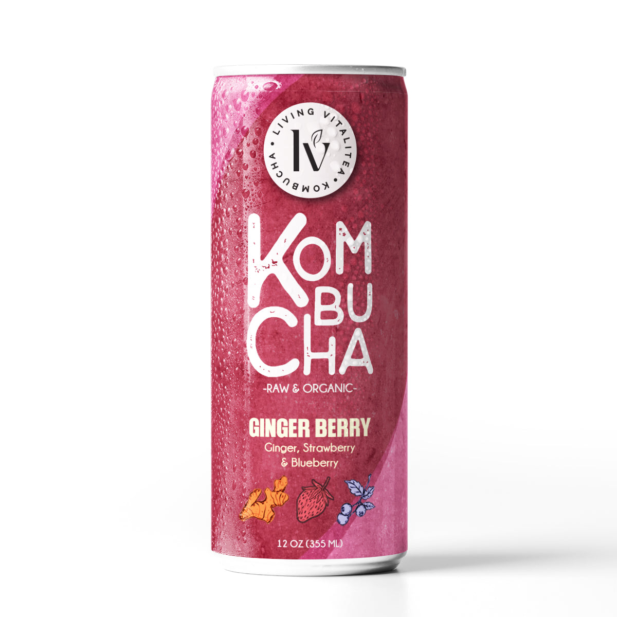 Variety Pack of Organic Kombucha (12 Pack)