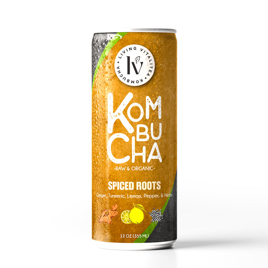 2. Spiced Roots Kombucha (12 Pack)