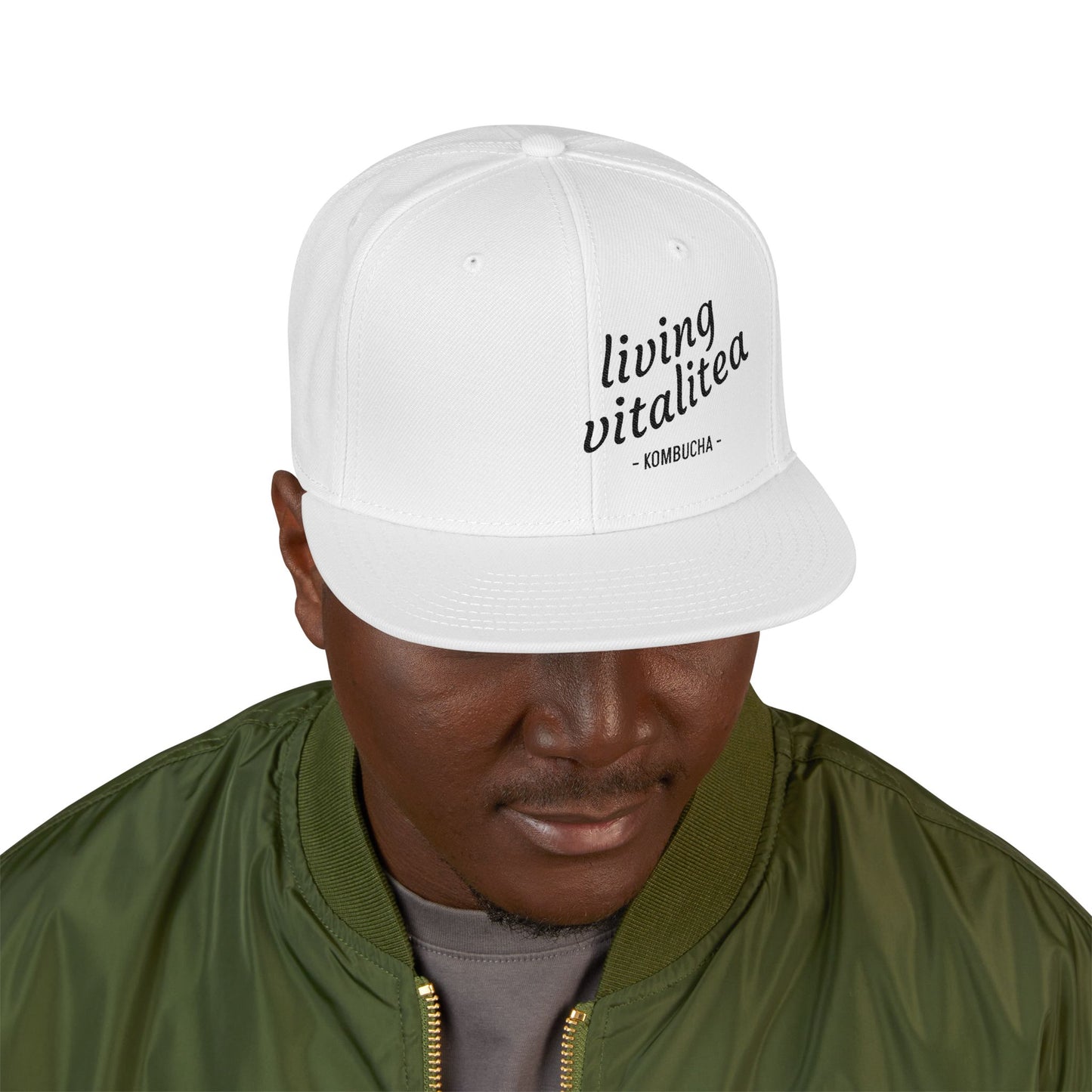 Living Vitalitea Snapback White (Embroidery)