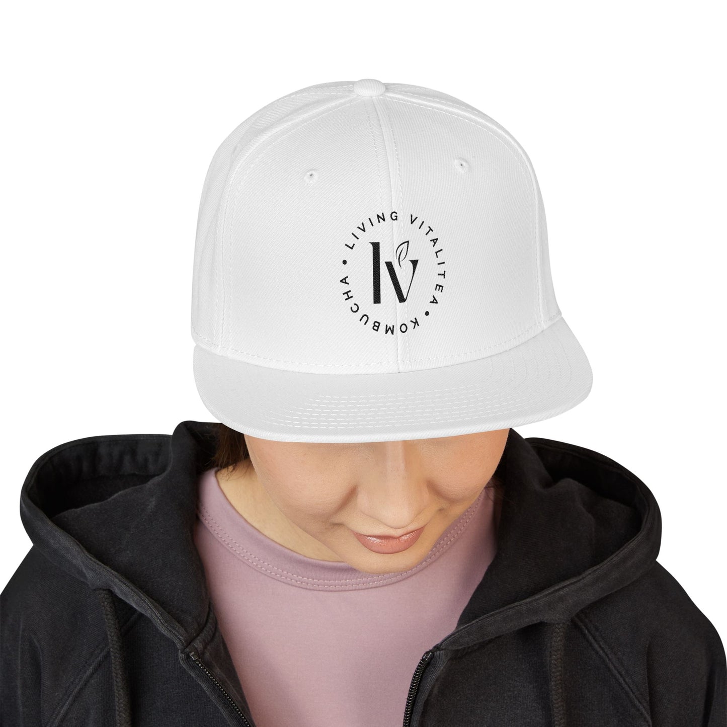 Living Vitalitea Snapback White (Embroidery)
