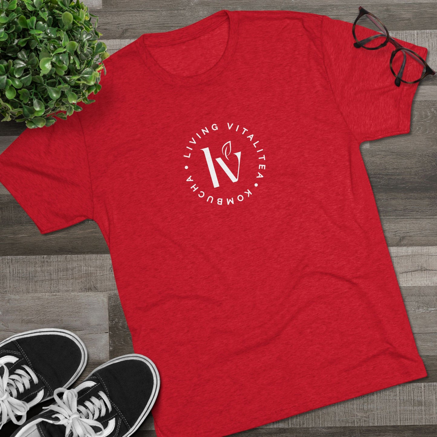 x Living Vitalitea Tri-Blend Crew Tee