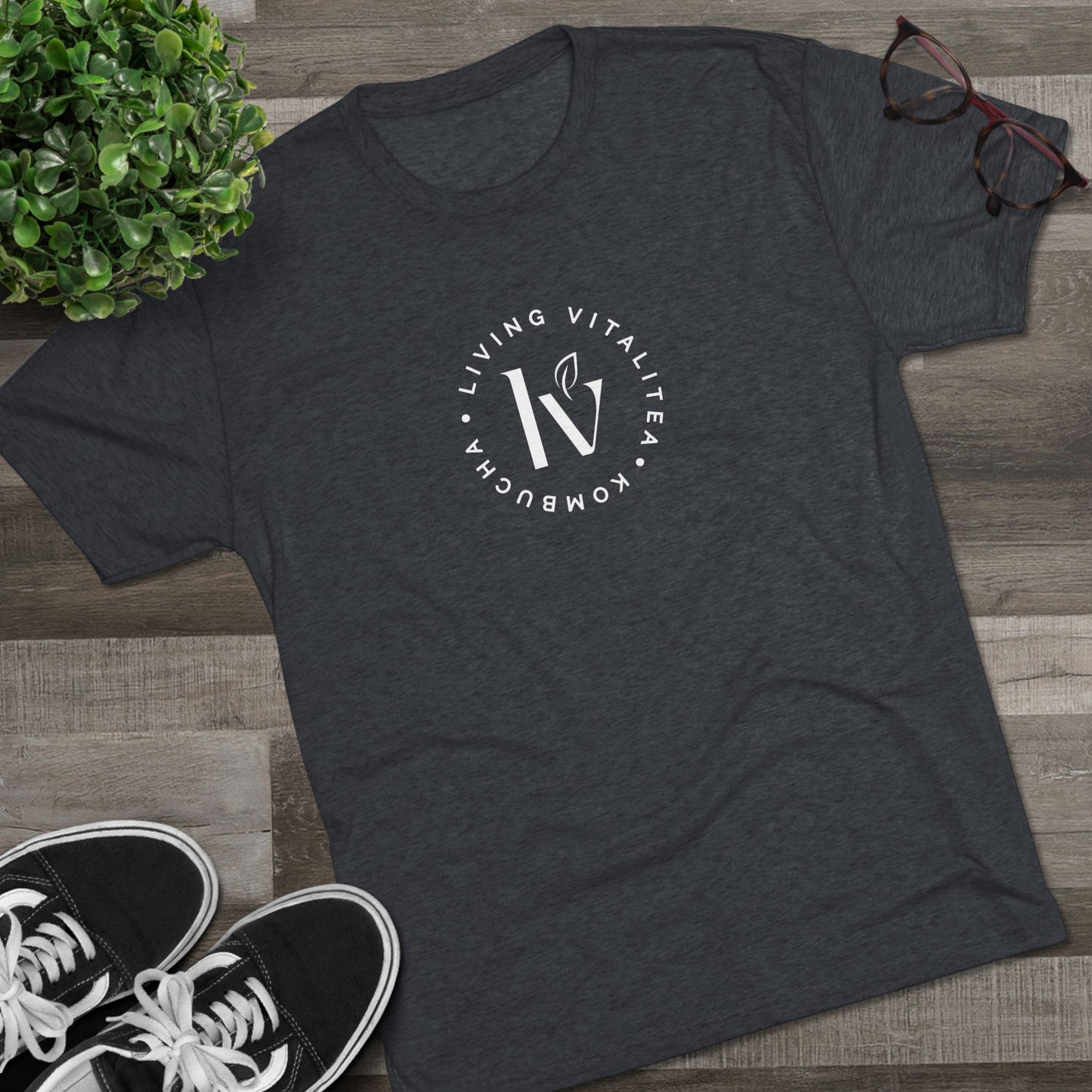 x Living Vitalitea Tri-Blend Crew Tee