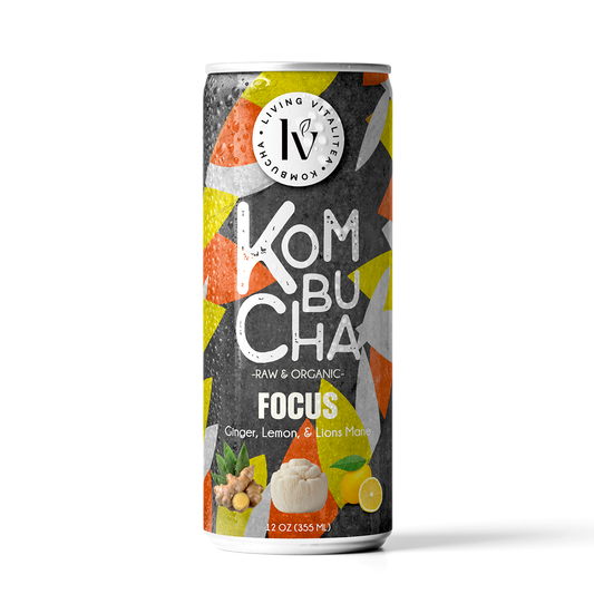 9. Focus Organic Kombucha (12 Pack)