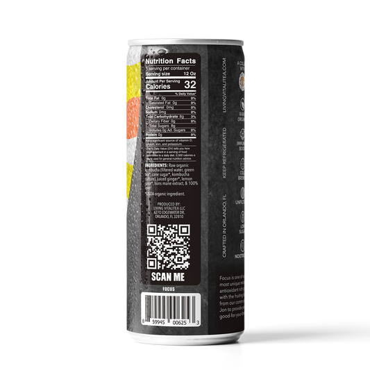 9. Focus Organic Kombucha (12 Pack)