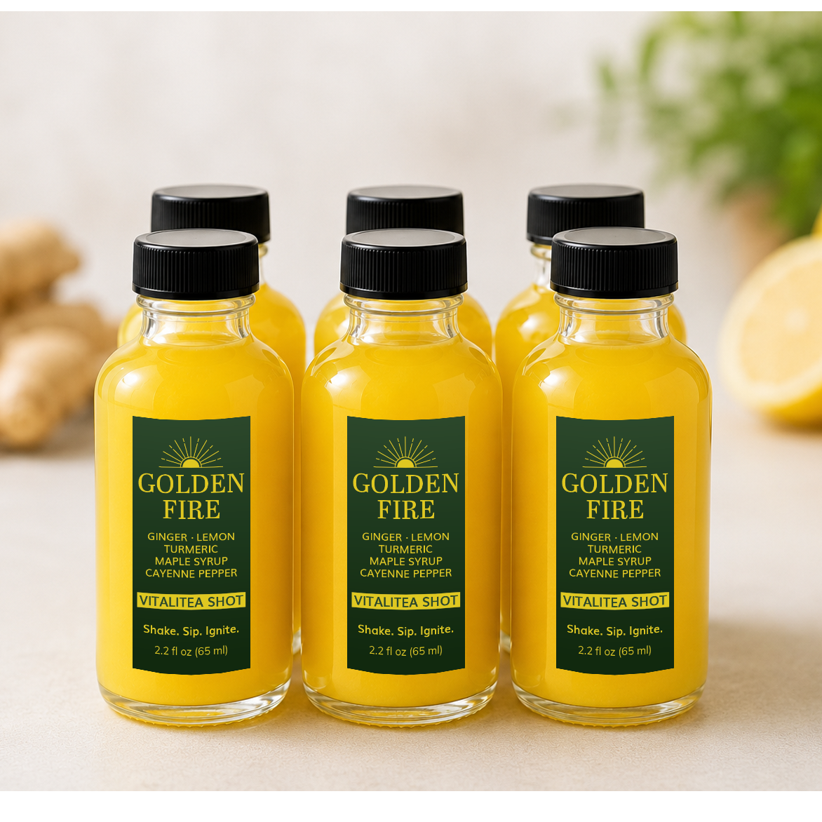 Golden Fire Vitalitea Shot (6-Pack)