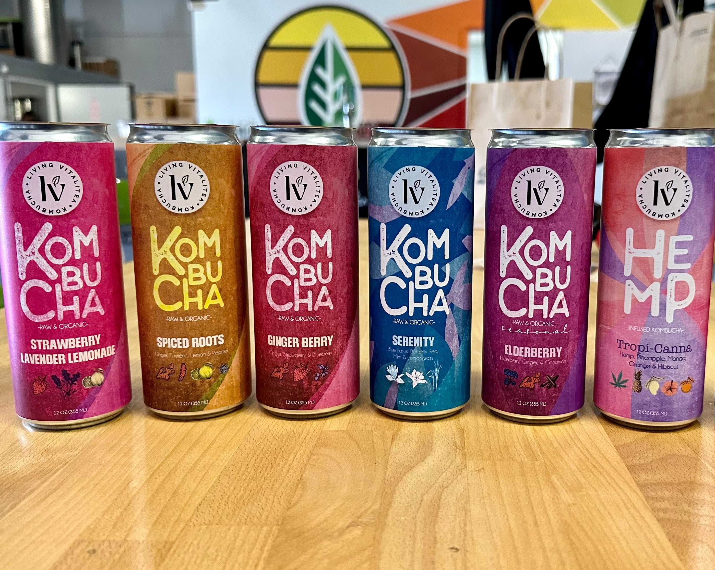 Mixed Flavors of Kombucha (12 Pack) – Living Vitalitea Kombucha