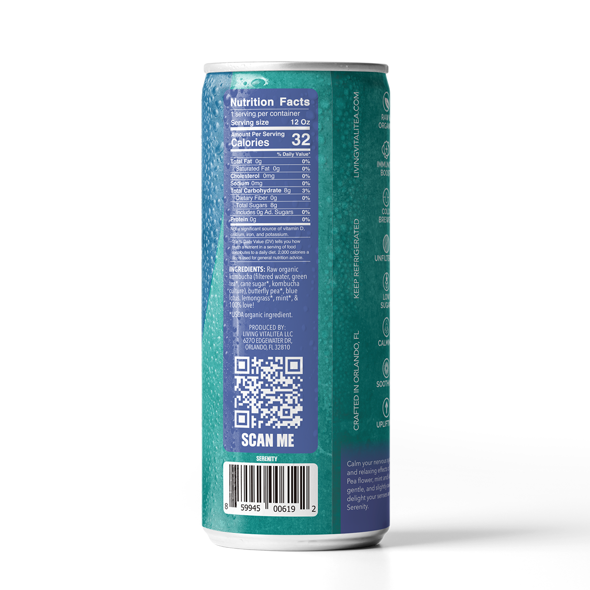 4. Serenity Kombucha (12 Pack)